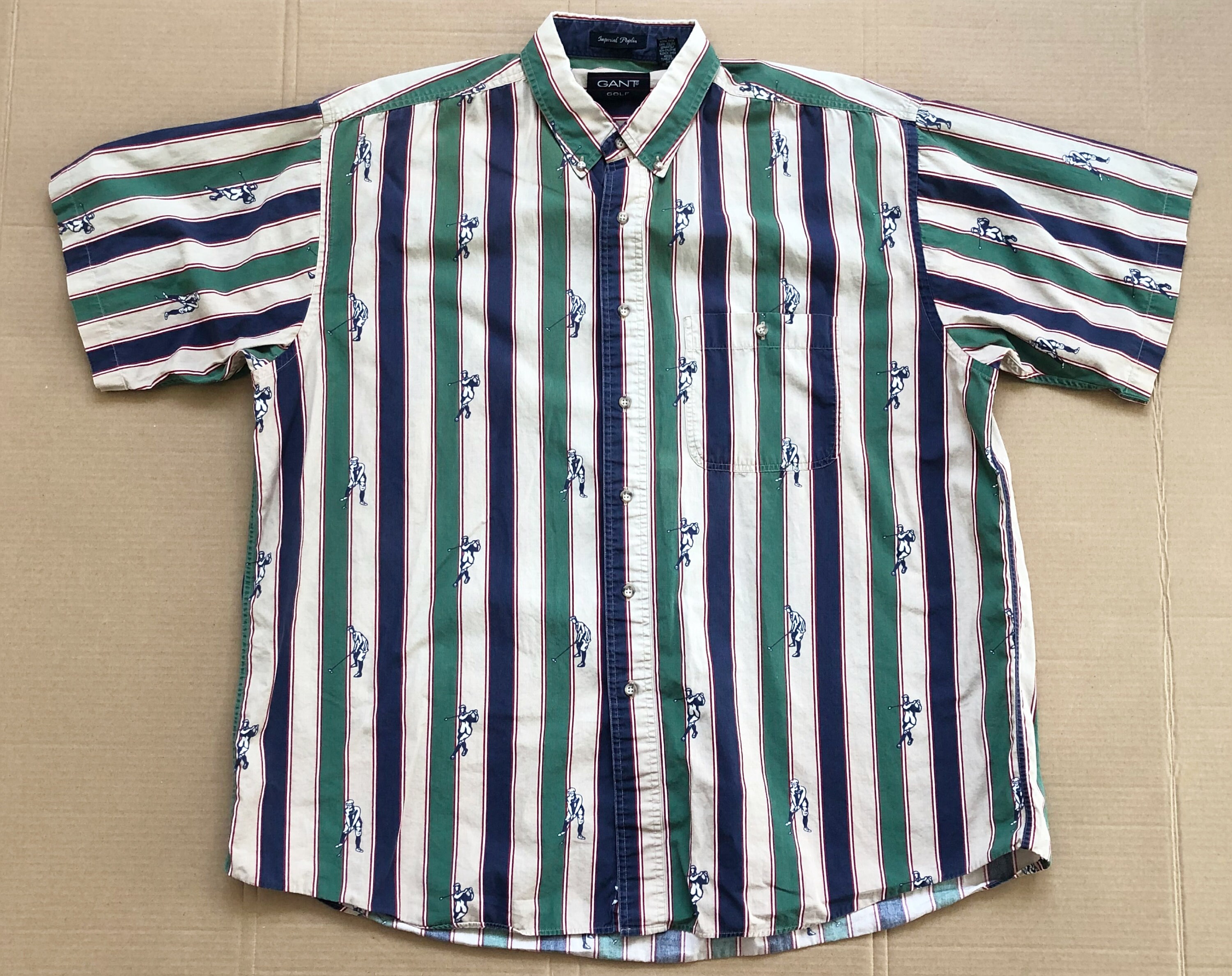 Vintage Gant Golf Imperial Poplin 