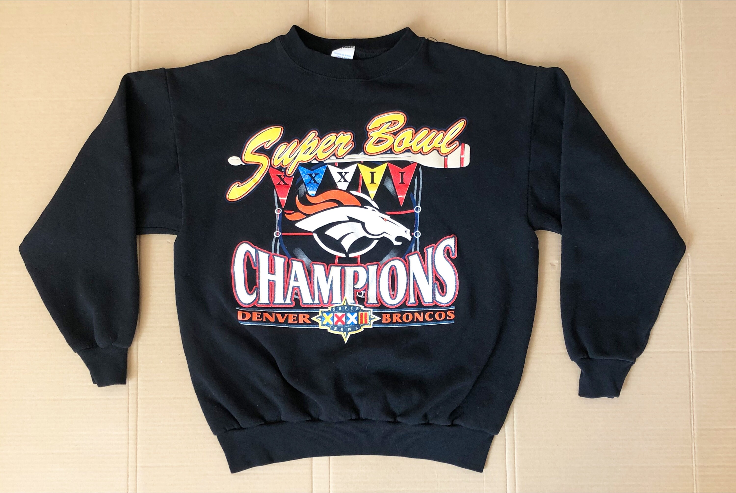 Broncos super bowl sweatshirt Clearance