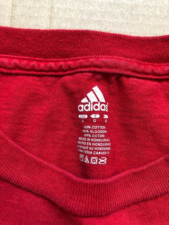 Houston Rockets NBA Adidas Red shirt size Large - image 2