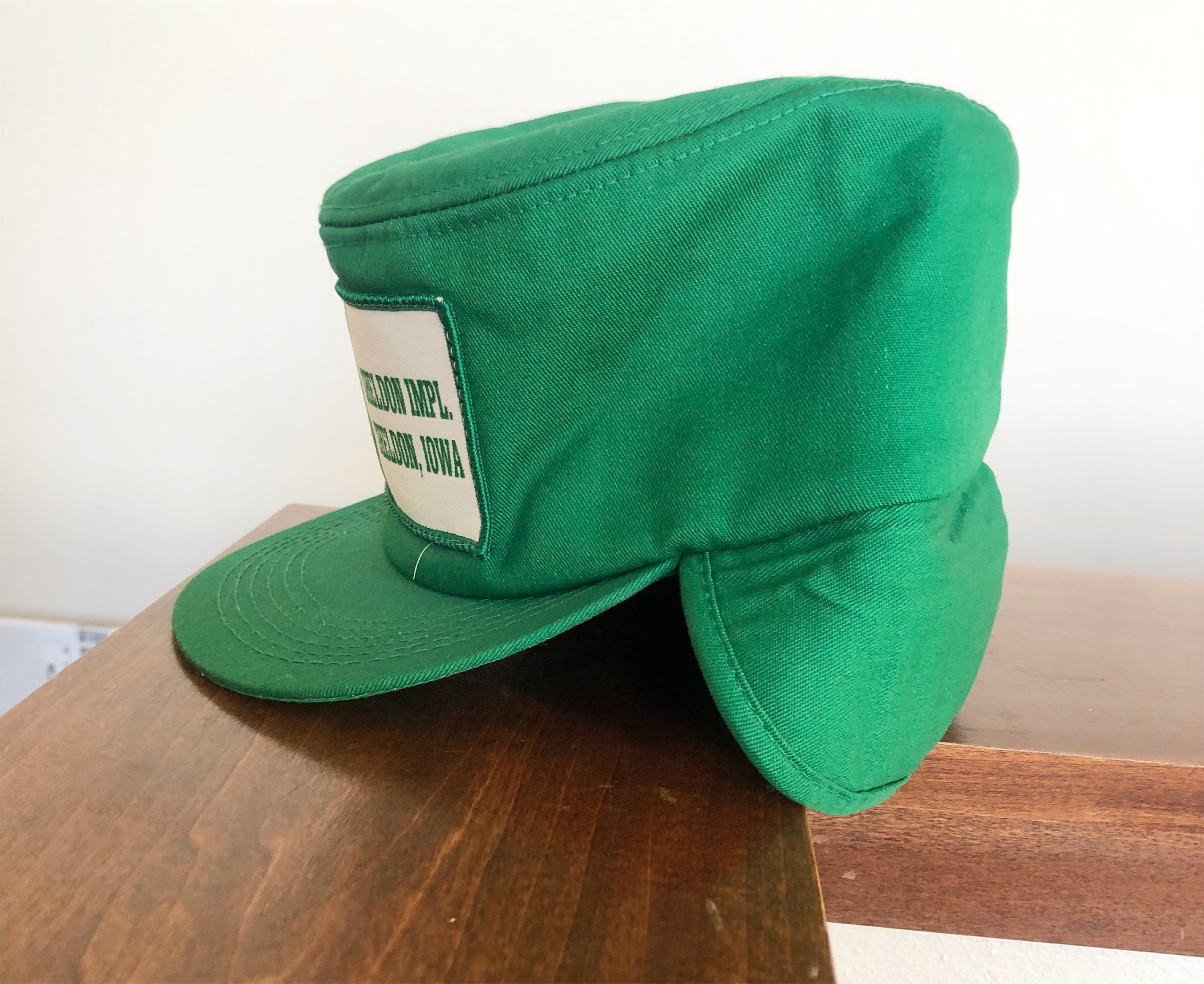 Vintage John Deere Sheldon IA Earlap K Brand Hat Etsy