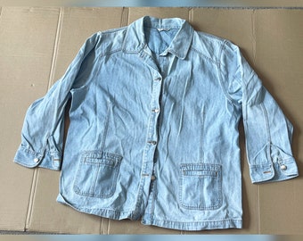 Vintage Berkertex Jean Jacket size 22