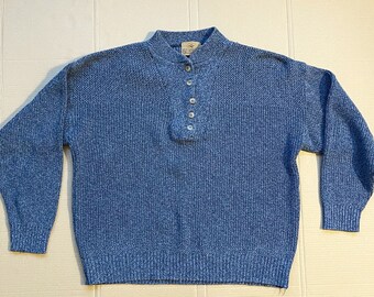 Quarter button up sweater Clearance