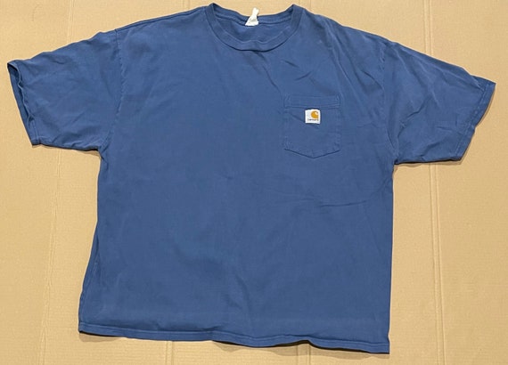 Vintage Carhartt Plain Blue Pocket 