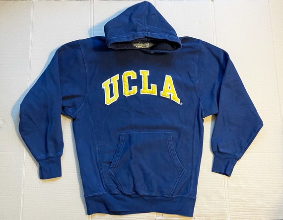 Vintage Steve and Barry s Hoodie UCLA Stitched Sweater Size Medium