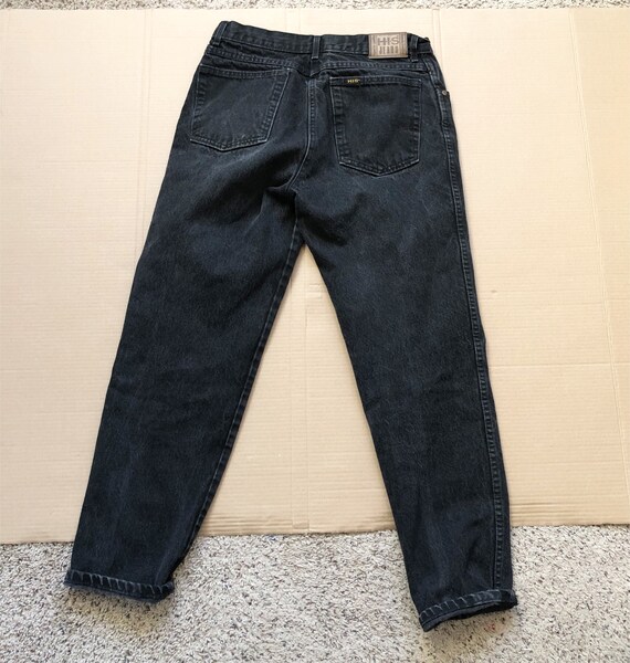 Vintage H.I.S. Black Jeans size 31X30 - image 3
