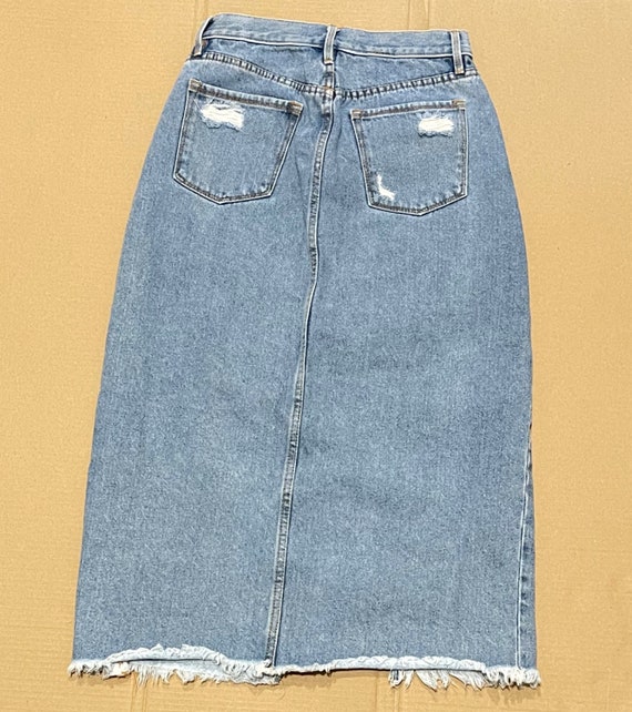 Vintage Juicy Couture Black Label Jean Skirt Size 25 Etsy UK