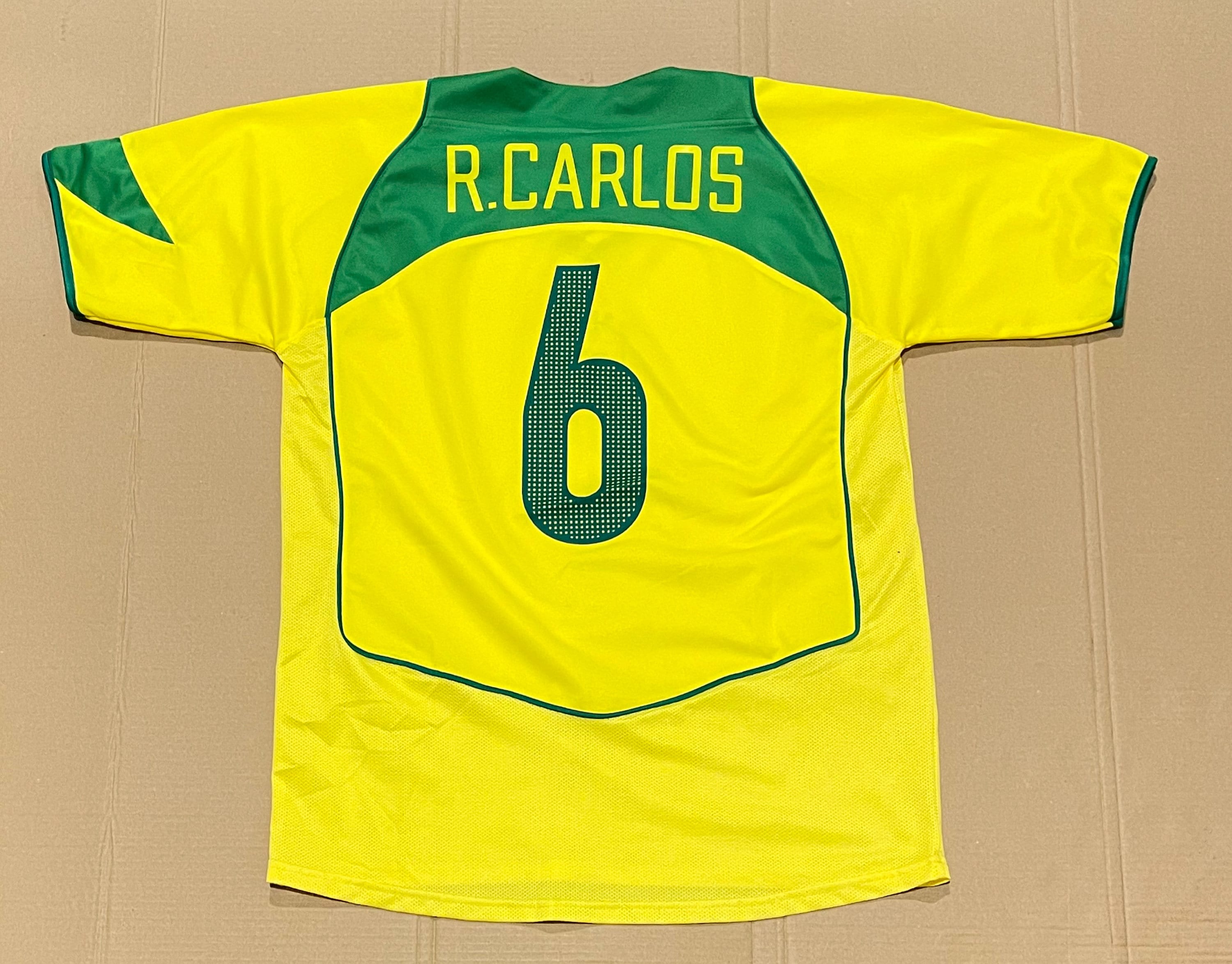 Camisa Brasil Nike 2002 Roberto Carlos - Hall da Fama