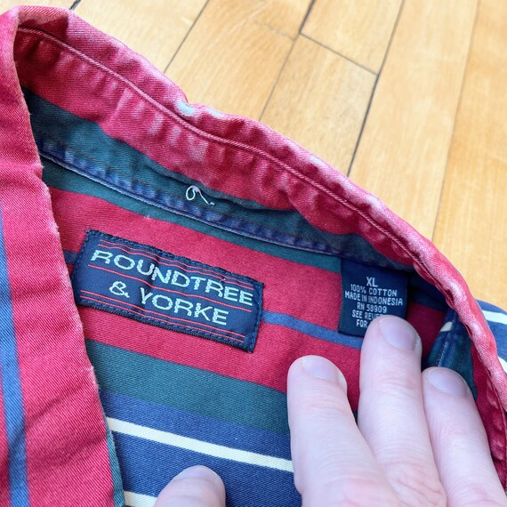 Vitnage Roundtree and Yorke Striped Button Up Shi… - image 4