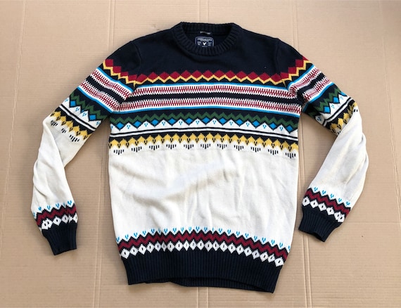 American Eagle Striped Holiday Abstract 