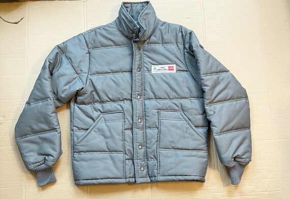 Vintage Unitog Land O Lakes Cenex Puffer Jacket size Medium