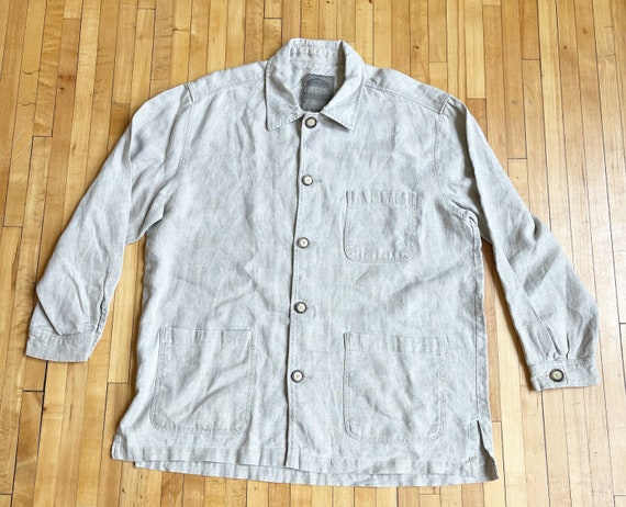 Vintage Structure Le Collezioni Button Up Oversiz… - image 1