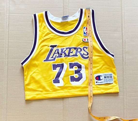 Dennis Rodman Los Angeles Lakers CUSTOM NBA Jersey XL New