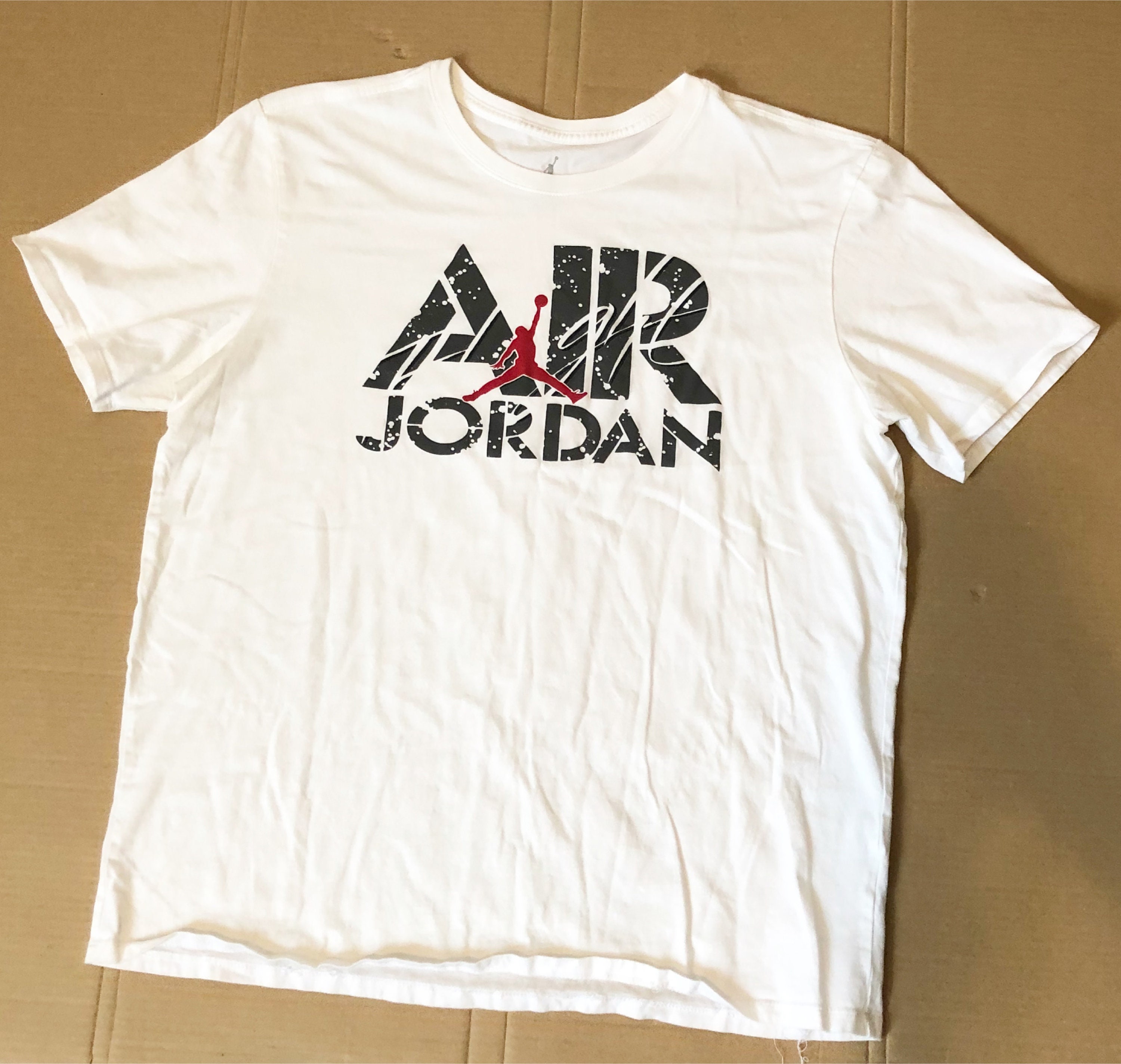 Vintage Air Jordan White Graphic T 