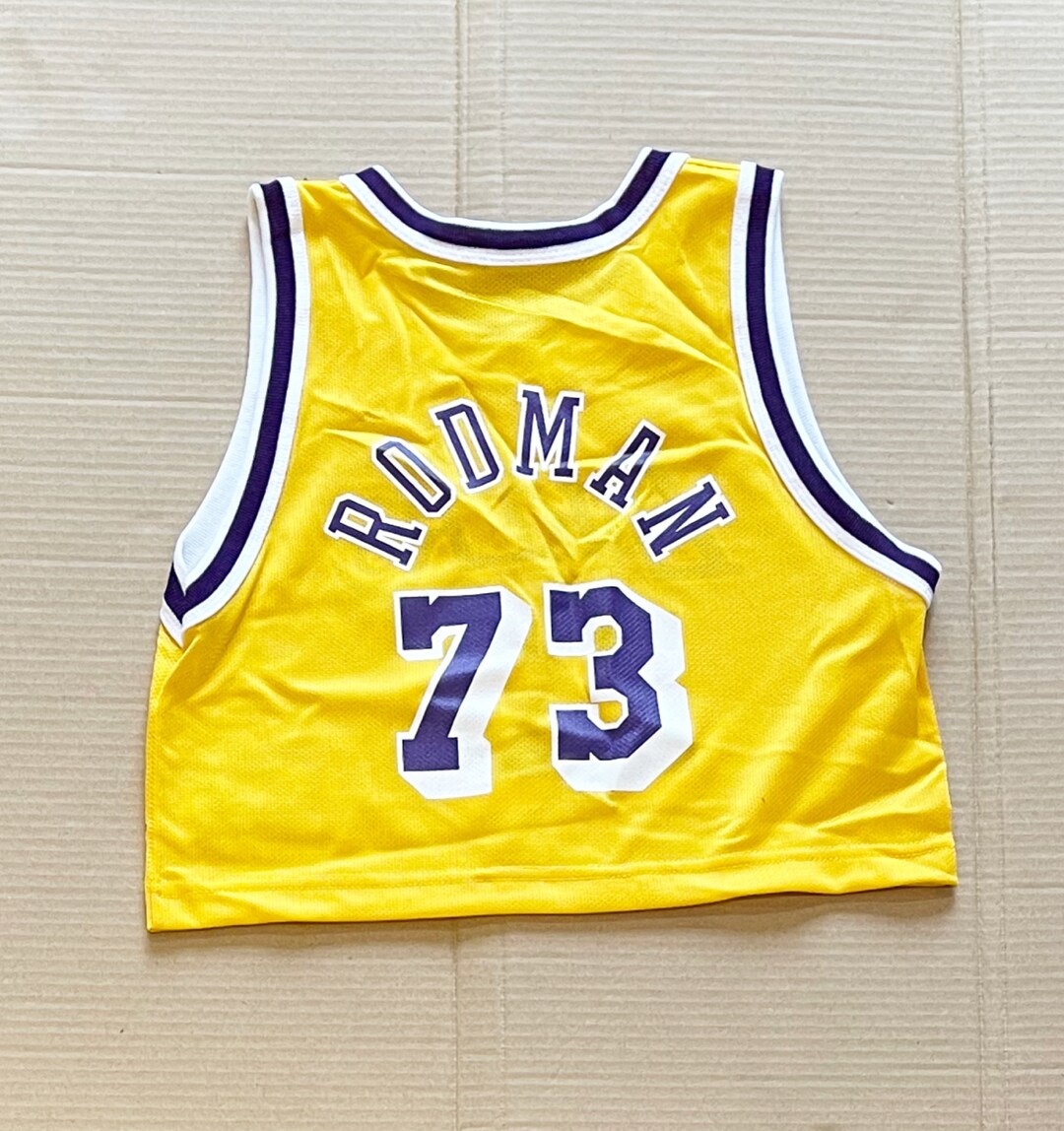 Buy UPCYCLE Crop Top Champion Shaq O'NEAL LA Lakers Jersey Online in India  