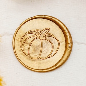 Sceaux de citrouille, sceaux d'automne, sceaux pour lettres, sceaux de journalisation, sceaux de mariage d'automne
