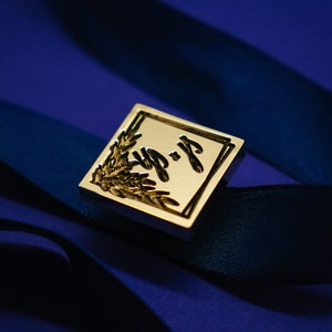 Siegelstempel personalisiert, Siegelstempel für Hochzeit, Siegelstempel mit Initialen, Siegelstempel Floral, Siegelstempel, Siegel