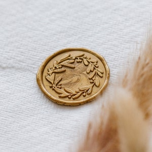 Seal stamp olive wreath, seal, seal stamp wedding, seal stamp, seal stamp olive branch, Mediterranean wedding