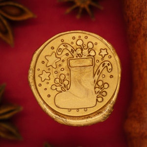 Autocollants de sceau de bottes de Noël, sceaux, Noël, autocollants de sceau, cadeaux de Noël, Père Noël, cartes de Noël, bottes du Père Noël