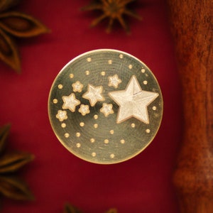 Sigillo stellare Natale, sigillo, Natale, cartoline, cartoline di Natale, stelle