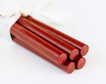 Dark red sealing wax, 11 mm wax sticks, sealing wax sticks, sealing wax for Christmas, sealing wax red, sealing wax, seal casting