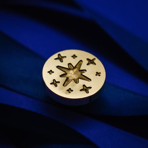 Sterzegelstempel, sterzegel, waszegel met sterzegel