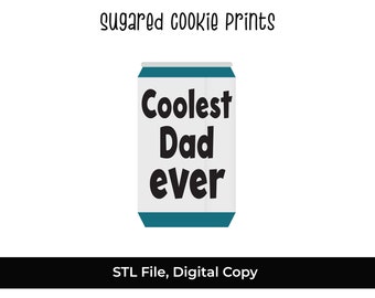 Soda Beer Can Cookie Cutter STL File (Digital Download)