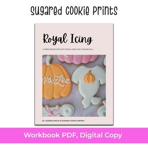 Royal Icing-werkboek, recept royal icing, afdrukbare gids royal icing