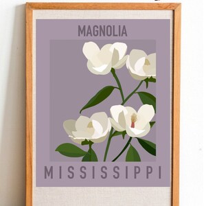 Magnolia Louisiana State Flower Print DIGITAL PRINT