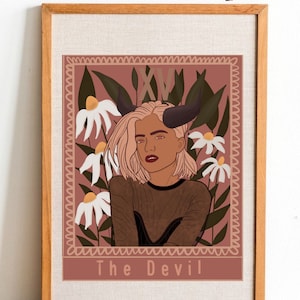 Der Teufel Tarot Kunstdruck | DIGITAL DOWNLOAD | Tarot-Serie