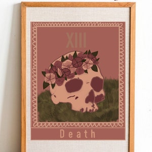 Death Tarot Art Print | DIGITAL DOWNLOAD | Tarot Series