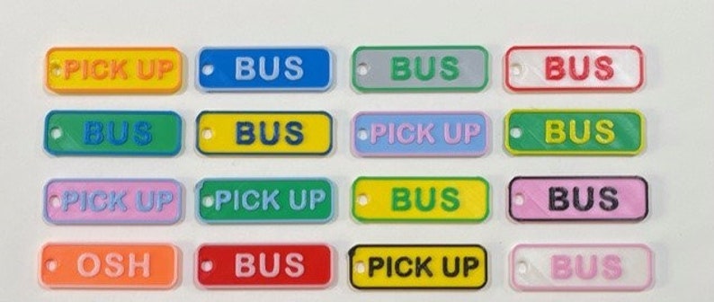 Packing Cube ==> Name Tags Set of 8 Tags **FREE SHIPPING** - Etsy Australia
