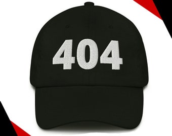 404 Atlanta Hat: Area Code Cap, ATL Gift