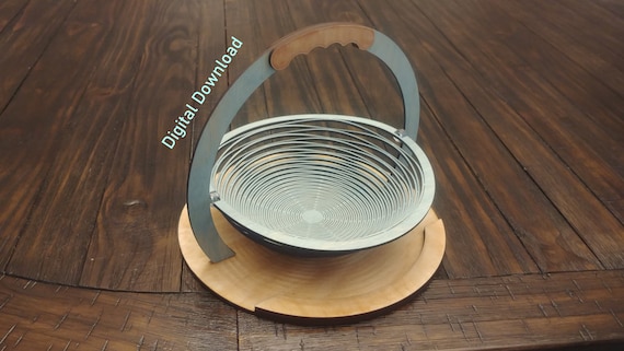 Laser Cut File - Collapsible Basket