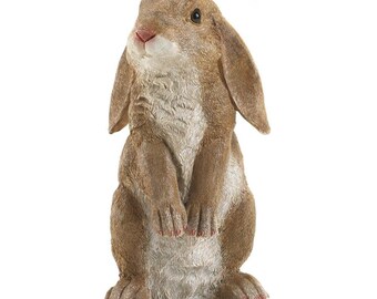 Rabbit Garden Statue Etsy