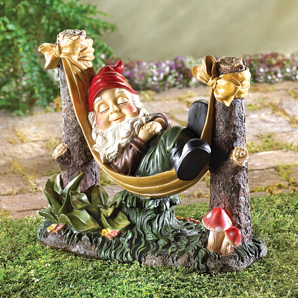 Garden Gnome Funny Gnome Christmas Ornament Statues Etsy Ireland