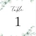 Printable Table Numbers Seating Chart Template Bundle Wedding Table ...