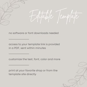 Printable Table Numbers Seating Chart Template Bundle - Wedding Table ...