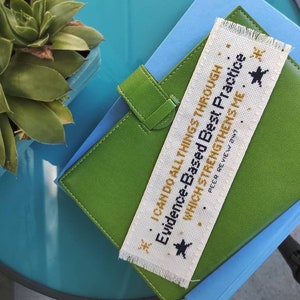 Bladwijzer kruissteekpatroon | Op bewijs gebaseerde beste praktijken | Nerdy kruissteek | Direct downloaden | PDF-patroon | Citaat kruissteek