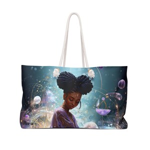 Bezaubernde Weekender-Tasche, Boho-Reise-Tasche, stilvolle Sporttasche, Strand-Essenz, Kunst-inspirierte Tasche für alle Gelegenheiten