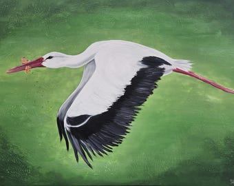 Morning Verdant Greenery - acrylic on canvas