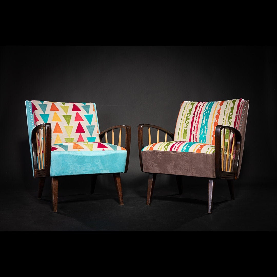 Paire De fauteuils 40's