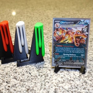 Sammelkarte Display mit Ständer Passend für 35pt Toploader Fun Card Display Dripping Slime