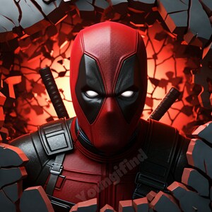Download do design de sublimação do copo Deadpool 3 Breaking Concert 3D de 20 onças, copo Deadpool PNG, designs de sublimação para download