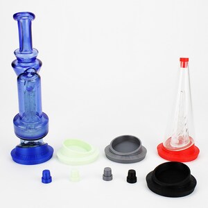 Puffco Glass Stand For Heavy Weight Glass Cleaning Attachments (For Ryan Fitt V1, V2 & Custom Puffco Glass)
