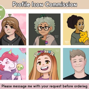 Custom Profile Icon - Character Logo Art Commission