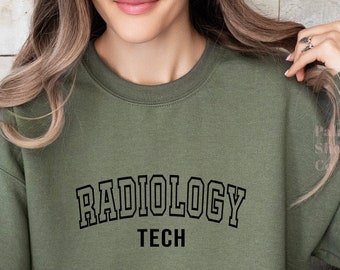 Felpa RAD / Felpa Radiologia / Regalo Radiologia / Girocollo Radiologia