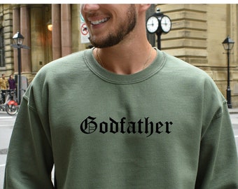 Peetvader Sweatshirt | Peetvader cadeau | Godfather ronde hals | Peetvader cadeau-idee | Godfather-voorstel