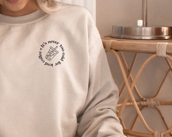 Iced Coffee Sweatshirt | Iced Coffee Lover Sweatshirt | Gift for Friend | Gift for Sister | Gift for Her