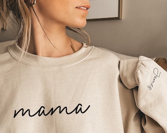 Twin Mama Sweatshirt | Mama Crewneck Mama Cadeau | Cadeau de fête des mères | cadeau d’anniversaire | Maman à être cadeau