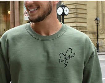 Peetvader Sweatshirt | Peetvader cadeau | Godfather ronde hals | Peetvader cadeau-idee | Godfather-voorstel